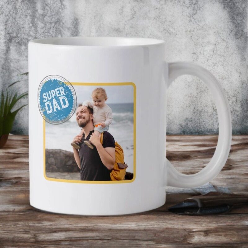 Super Dad fényképes bögre